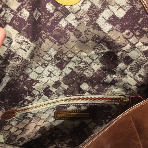 Elliot Lucca leather clutch or shoulder bag - Picture 6 of 7